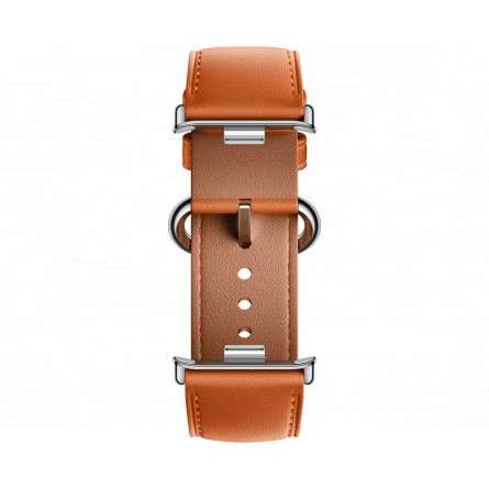 Xiaomi Leather Quick Release Strap, Coral Orange - odinis dirželis kaina