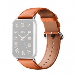 Xiaomi Leather Quick Release Strap, Coral Orange - odinis dirželis internetu
