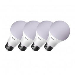 Yeelight Smart LED Bulb W4 Color 4 Pack, E27, 9W, 806lm, 2700-6500K, 60mm, LED išmanioji lemputė pigiau