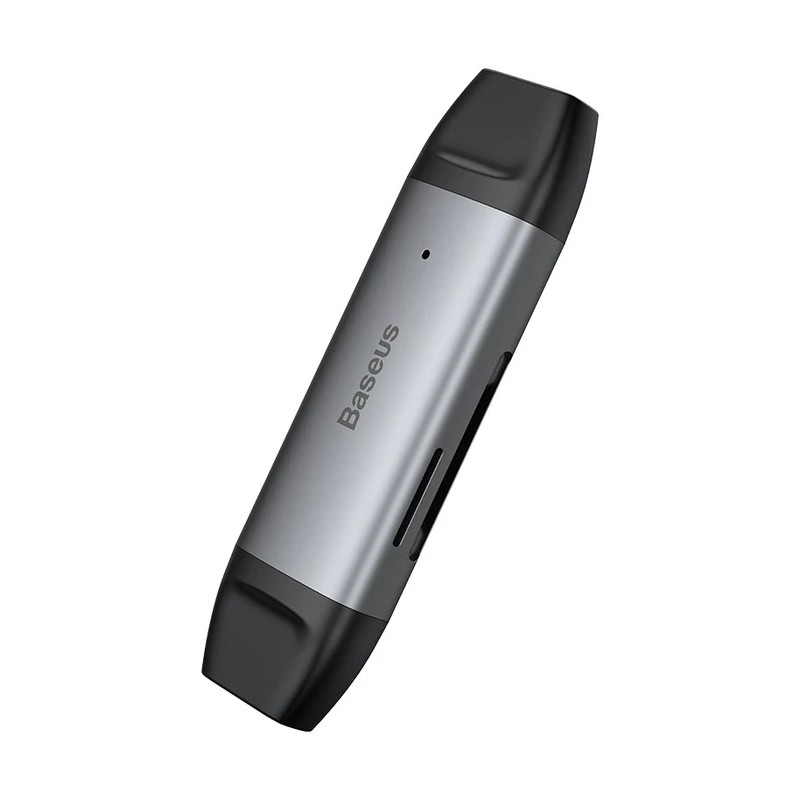Baseus Lentil - Cabin Card Reader, Gray - kortelių skaitytuvas kaina