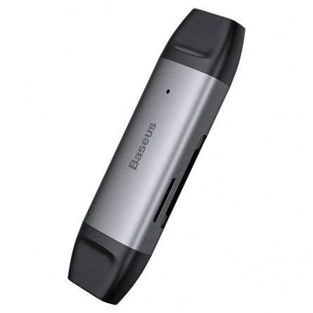 Baseus Lentil - Cabin Card Reader, Gray - kortelių skaitytuvas kaina