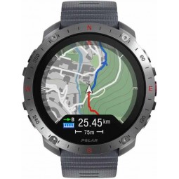 Polar Grit X2 Pro, M/L, Silver, Grey - išmanusis laikrodis išsimokėtinai