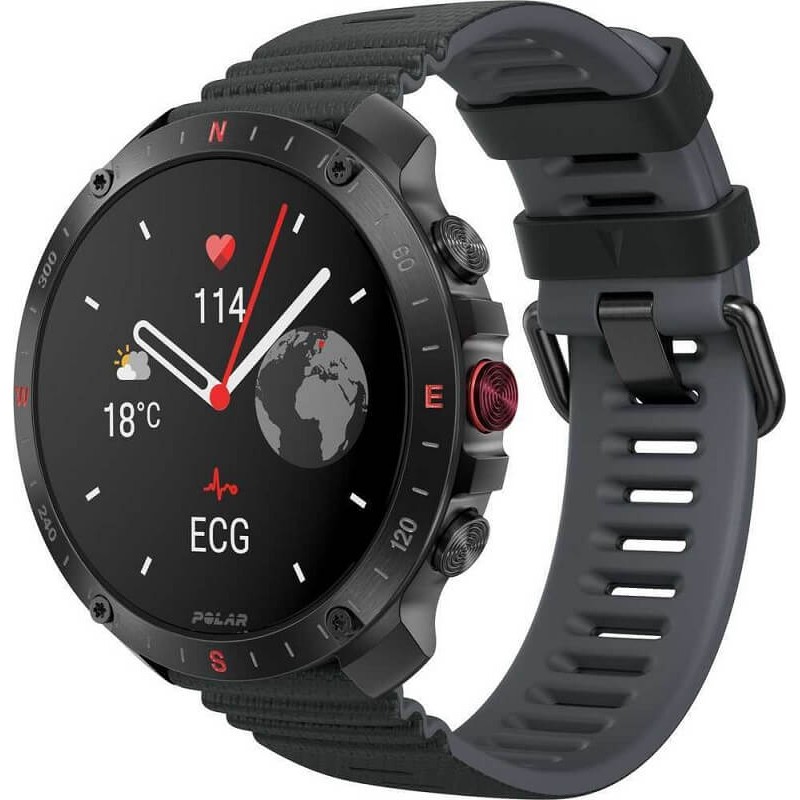 Polar Grit X2 Pro, M/L, Black, Black - išmanusis laikrodis kaina