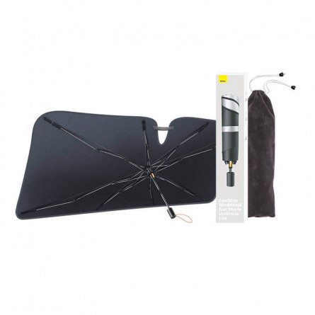 Baseus CoolRide Windshield Sun Shade Umbrella Lite - priekinio stiklo skėtis nuo saulės kaina