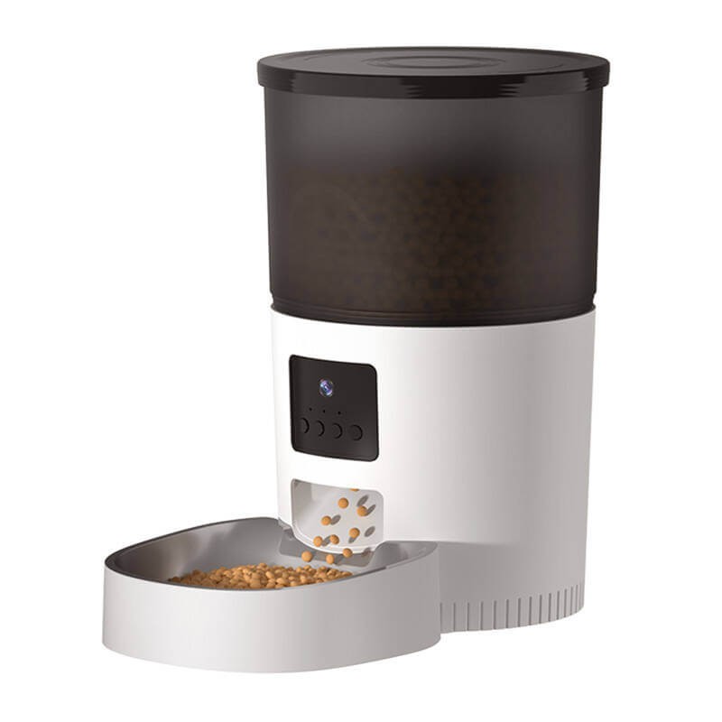 Rojeco Pet Feeder With Camera - išmanusis maisto dozatorius su kamera kaina Rojeco Pet Feeder With Camera - išmanusis maisto dozatorius su kamera kaina