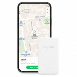 Chipolo Card Finder, Bluetooth, White - daiktų ieškiklis išsimokėtinai