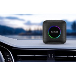 Carlinkit Tbox-Plus Led 4+64GB Wireless Adapter Apple Carplay / Android Auto, Black - belaidis adapteris Kaune