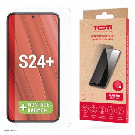 Toti Screen Protector Tempered Glass for Samsung Galaxy S24 Plus - ekrano apsauga kaina