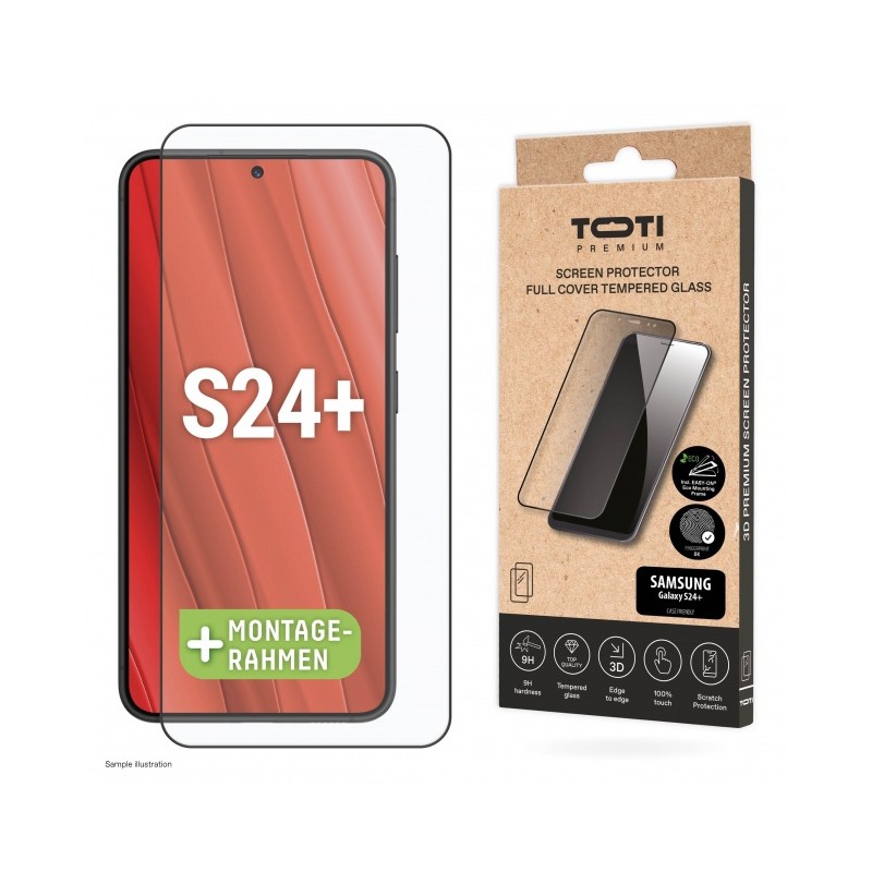 Toti Premium Tempered Glass for Samsung Galaxy S24 Plus - ekrano apsauga kaina Toti Premium Tempered Glass for Samsung Galaxy S24 Plus - ekrano apsauga kaina