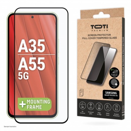 Toti Premium Tempered Glass for Samsung Galaxy A35/A55 5G - ekrano apsauga kaina