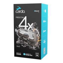 Cardo Freecom 4x Duo - motociklininkų pasikalbėjimo įranga kaina