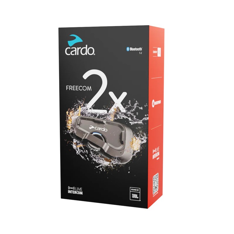 Cardo Freecom 2x Single - motociklininkų pasikalbėjimo įranga kaina