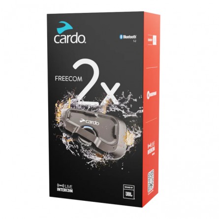 Cardo Freecom 2x Single - motociklininkų pasikalbėjimo įranga kaina