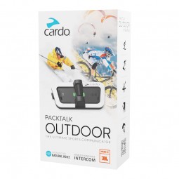 Cardo Packtalk Outdoor, White - pasikalbėjimo įranga kaina