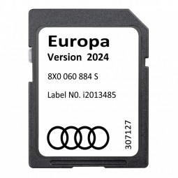 Audi 8X0919884S SD kortelė RMC 2024 Europos žemėlapiai kaina