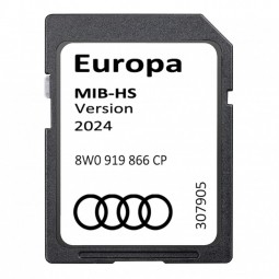 Audi 8W0919866CP SD kortelė MIB-HS 2024 Europos žemėlapiai kaina