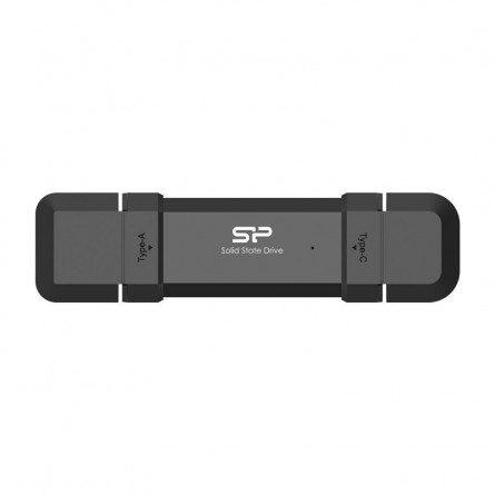 Silicon Power DS72 Portable 500GB, SSD, USB 3.2, Gen 2, Black - išorinis kietasis diskas kaina