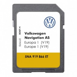Volkswagen 5NA919866ET V19 Media AS MIB2 SD kortelė 2024 Europos žemėlapiai kaina