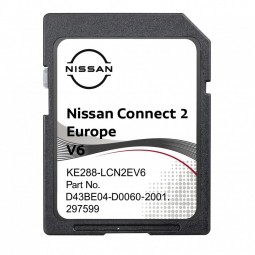 Nissan KE288-LCNKEV6 SD kortelė Connect 2 V6 2021 Europos žemėlapiai kaina