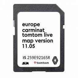 Renault Carminat TomTom Live 11.05 SD kortelė 2023 Europos žemėlapiai kaina