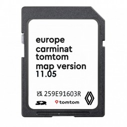 Renault Carminat TomTom Non Live 11.05 SD kortelė 2023 Europos žemėlapiai kaina