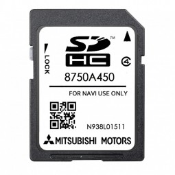 Mitsubishi 8750A450 SD kortelė MMCS E11 E12 2023 Europos žemėlapiai kaina