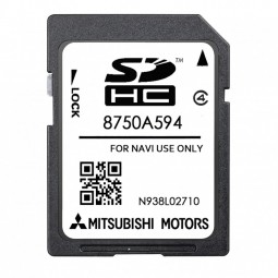 Mitsubishi 8750A594 SD kortelė MMCS W15 W17 2023 Europos žemėlapiai kaina