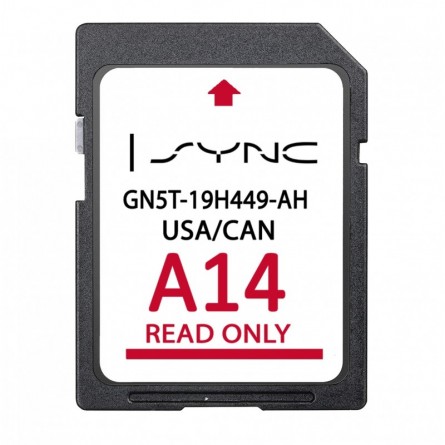 Lincoln A14 SYNC GM5T-19H449-AH SD kortelė 2023 JAV / Kanados žemėlapiai kaina