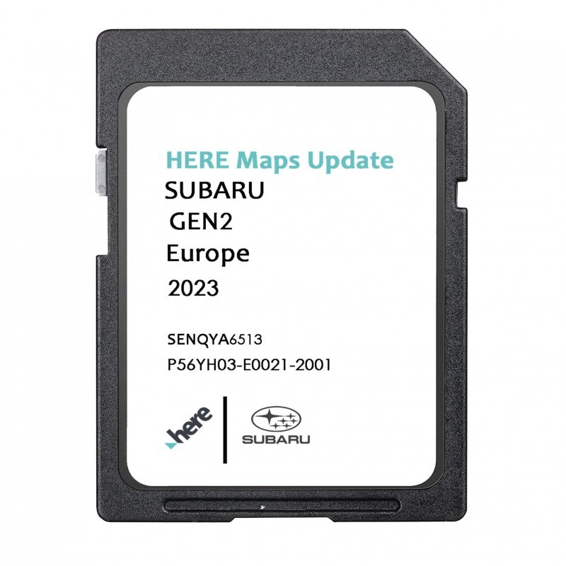 Subaru Gen2 Navigation Micro SD kortelė 2023 Europos žemėlapiai kaina