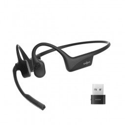 Shokz Open Comm2 UC, Black - belaidės ausinės su mikrofonu ir su USB-A adapteriu kaina