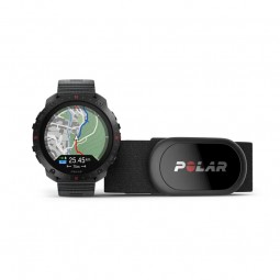 Polar Grit X2 Pro + H10, M/L, Black, Black - išmanusis laikrodis su širdies ritmo matavimo diržu kaina