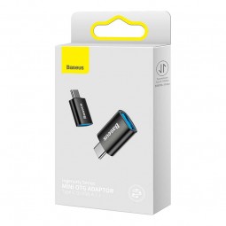 Baseus Ingenuity Mini Type-C to USB -A 3.1 Adapter - adapteris, juodas garantija