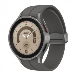 (Ekspozicinis) Samsung Galaxy Watch5 Pro 45mm SM-R920, Gray Titanium - išmanusis laikrodis kaina