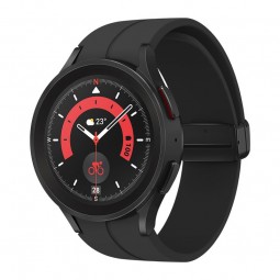 (Ekspozicinė) Samsung Galaxy Watch 5 Pro 45 mm R920, Black Titanium - išmanusis laikrodis kaina