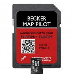 Mercedes Benz A1729064601 SD kortelė Becker Map Pilot V23 2023 Europos žemėlapiai GPS žemėlapių atnaujinimas kaina