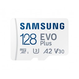 Samsung microSD 128GB Evo Plus 160MB/s atminties...