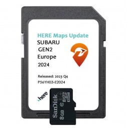 Subaru Gen2 P56YH03-E2024 Micro SD kortelė 2022 Europos žemėlapiai GPS navigacijos žemėlapių atnaujinimas kaina