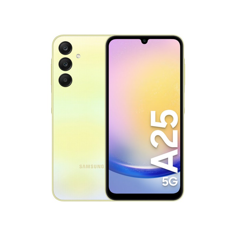 Samsung Galaxy A25 5G 6/128GB DS SM-A256B Yellow išmanusis telefonas kaina Samsung Galaxy A25 5G 6/128GB DS SM-A256B Yellow išmanusis telefonas kaina