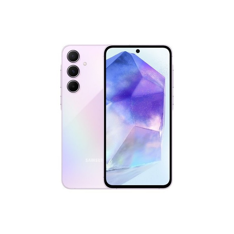 Samsung Galaxy A55 5G 8/128GB DS SM-A556B Awesome Lilac išmanusis telefonas kaina Samsung Galaxy A55 5G 8/128GB DS SM-A556B Awesome Lilac išmanusis telefonas kaina