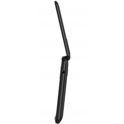 TCL OneTouch 5023, atverčiamas mobilusis telefonas senjorams, juodas