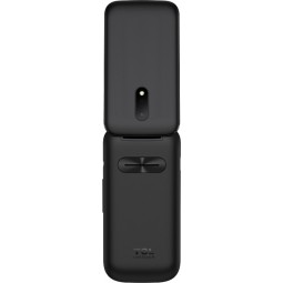 TCL OneTouch 5023, atverčiamas mobilusis telefonas senjorams, juodas