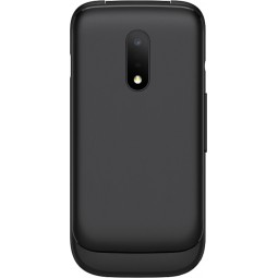 TCL OneTouch 5023, atverčiamas mobilusis telefonas senjorams, juodas