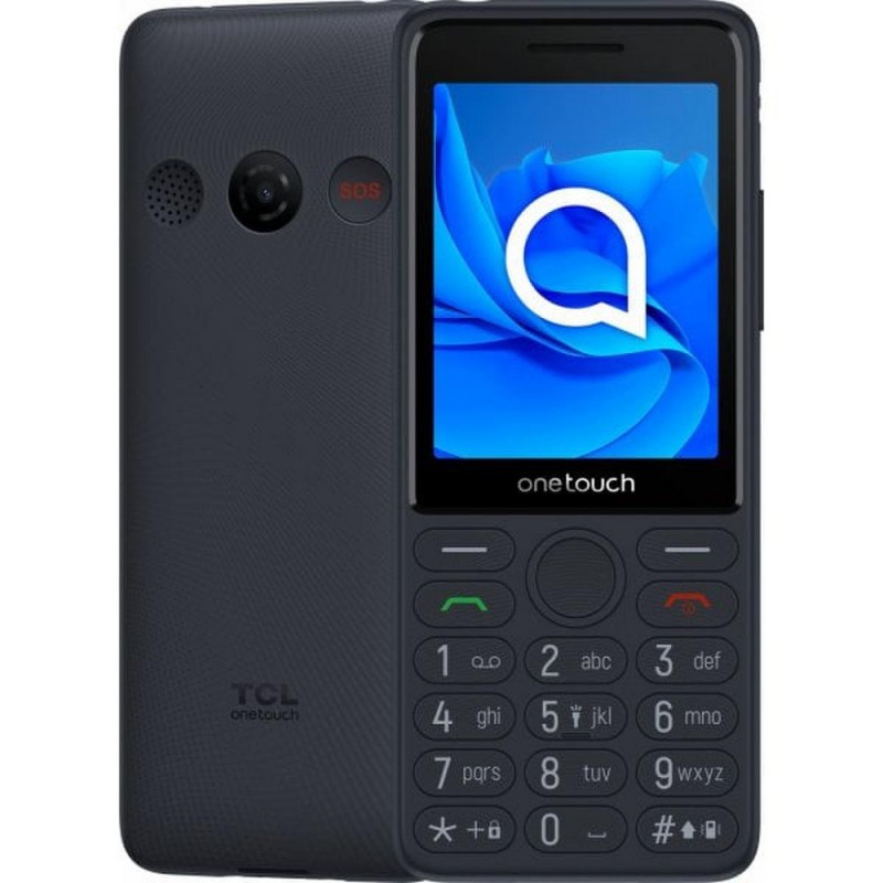TCL OneTouch 4022S, mobilusis telefonas senjorams,pilka kaina
