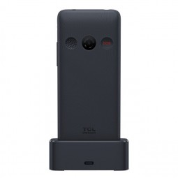 TCL OneTouch 4022S, mobilusis telefonas senjorams, juodas