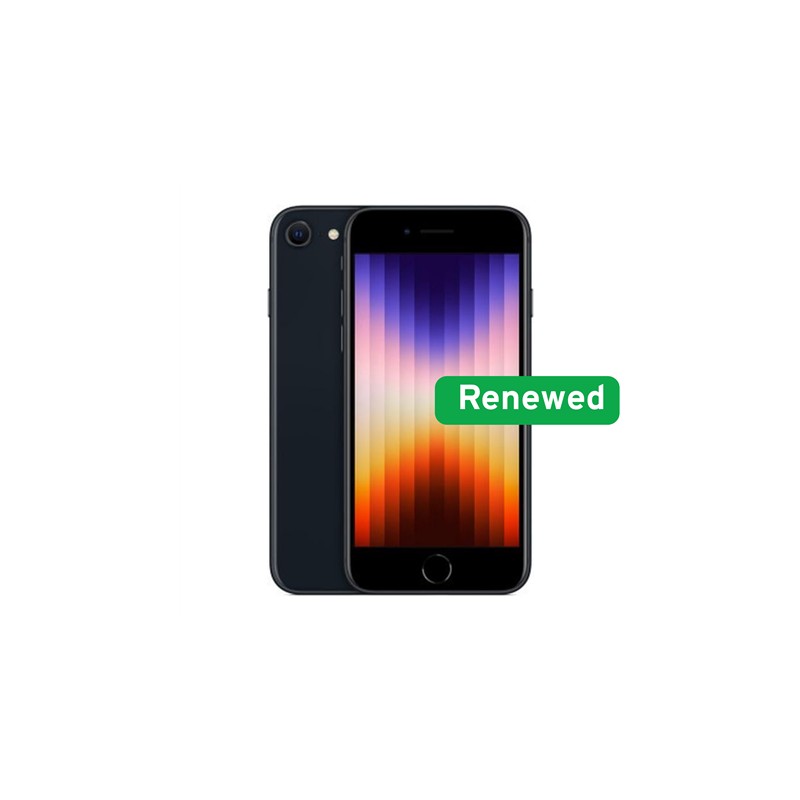 Apple Renewed iPhone SE (2020) 128 GB Juodas – A13 Bionic Retina HD ekranas