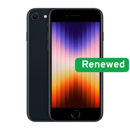 Apple Renewed iPhone SE (2020) 128 GB Juodas – A13 Bionic Retina HD ekranas