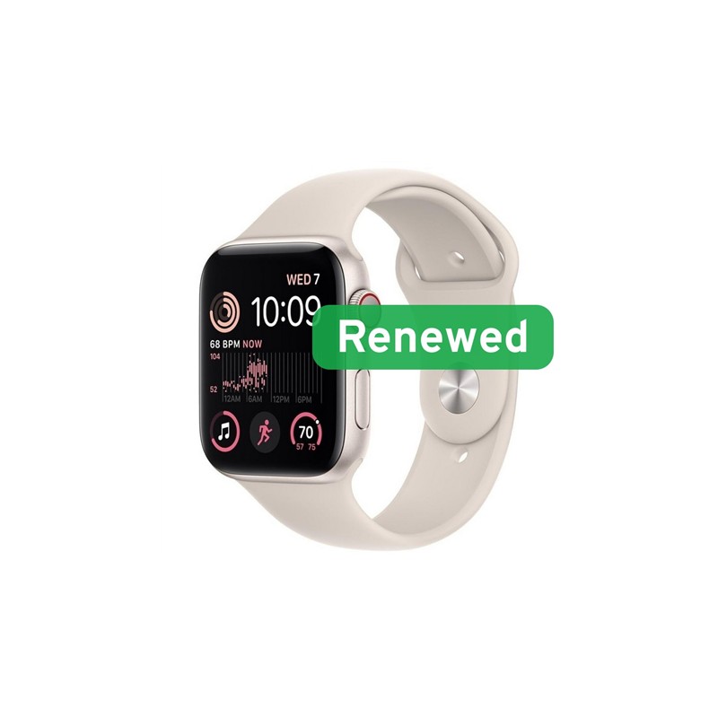 Apple Renewed Apple Watch SE2 LTE 40mm Starlight – Atnaujintas Išmanusis Laikrodis (B klasė)