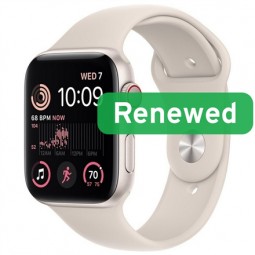 Apple Renewed Apple Watch SE2 LTE 40mm Starlight – Atnaujintas Išmanusis Laikrodis (B klasė)
