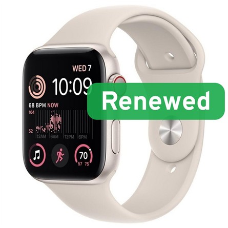 Apple Renewed Apple Watch SE2 LTE 40mm Starlight – Atnaujintas Išmanusis Laikrodis (B klasė)