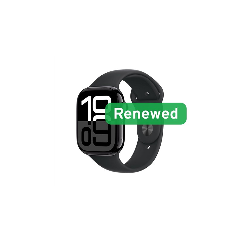 Apple Renewed Apple Watch Series 10 LTE 46mm Jet Black | Atnaujintas išmanusis laikrodis